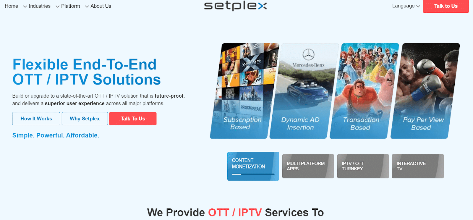 Setplex - OTT Platform 