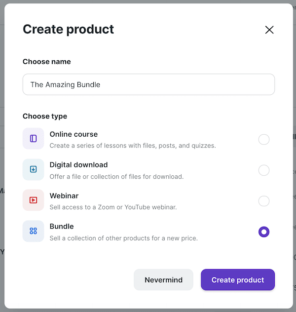 Create Product